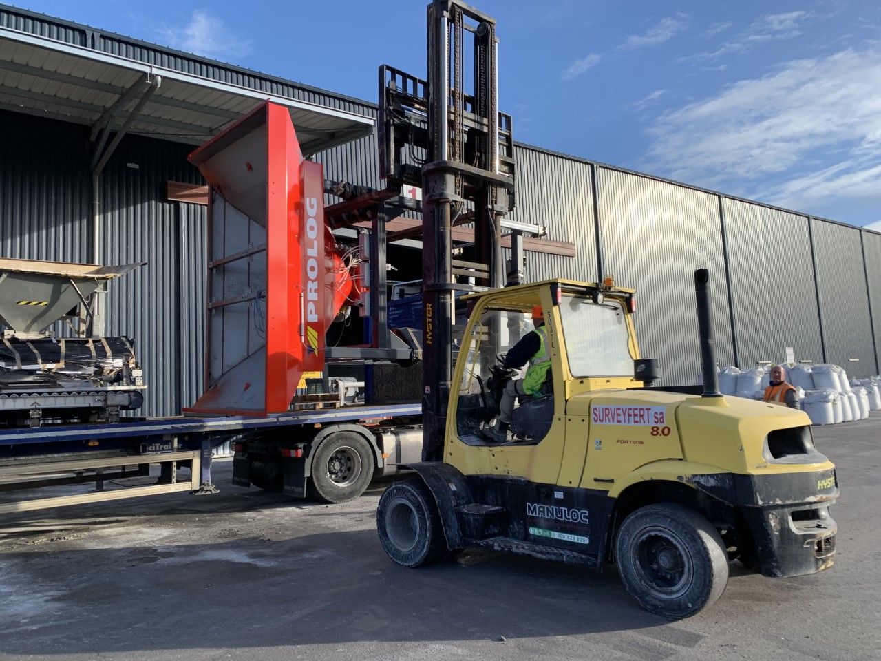 enchasseuse vue 2 - transit portuaire normandie